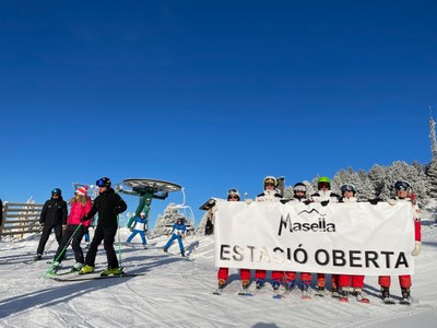 Obertura de l'estació de Masella (Foto: Masella)