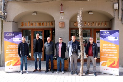 Presentació del primer Simposi Internacional de les Festes del Foc del Pirineu (Foto: ACN)