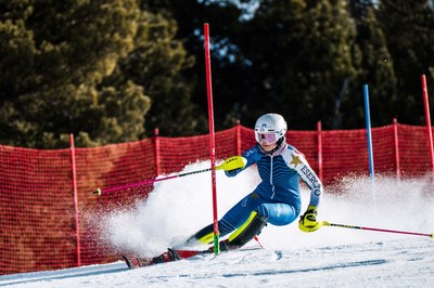Entrenaments de la prova de Copa del Món Femenina 2024 d'Esquí Alpí a Soldeu (Foto: Grandvalira)