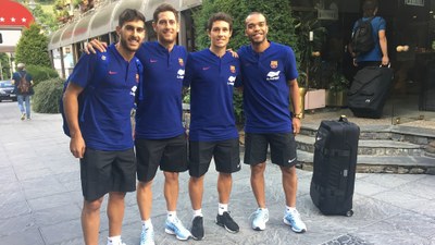 El Barça de futbol sala ja és a Andorra (Foto: fcbarcelona.cat)