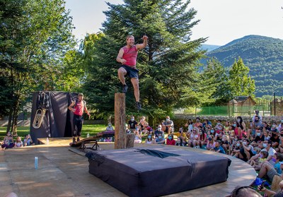 Espectacle de l'Esbaloia't (Foto d'arxiu/Oriol Riart)