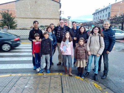 L'Escacs Club la Seu, en el seu desplaçament a Ponts (Foto: ECLS)
