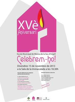 Escola de Música - 15è aniversari cartell