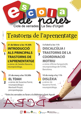 Escola de Pares 2014 - Trastorns cartell