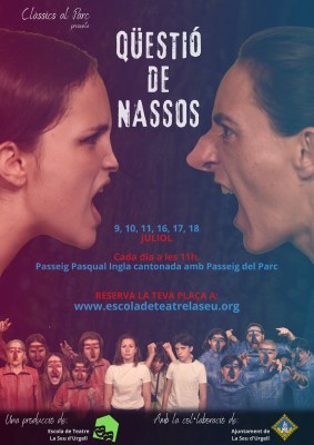 Cartell de l'obra 'Qüestió de nassos'