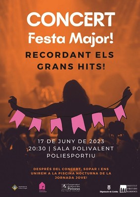 Concert 'Festa Major! Recordant els grans hits!' (EMM de la Seu d'Urgell)