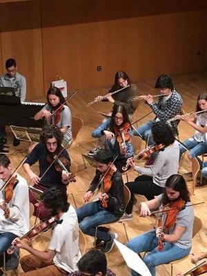 Assaig del Concert de Primavera d'Andorra (Foto: ONCA)