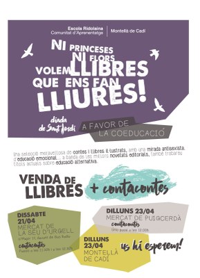 Sant Jordi a l'Escola Ridolaina de Montellà