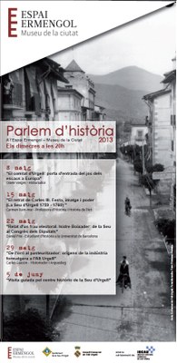 Parlem d'història 2013 - Cartell