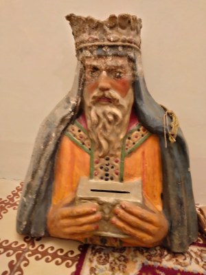 Figura del Rei Maravilla (Foto: Espai Ermengol-Museu de la Ciutat)