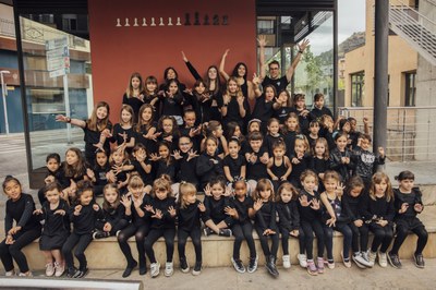 Alumnes del curs 2023-2024 de l'Espai de Dansa Municipal de la Seu d'Urgell (Foto: EMD)