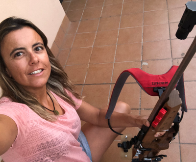 Marta Bosch, biatleta de l'Alt Urgell (Foto: Ellas Son de Aquí)
