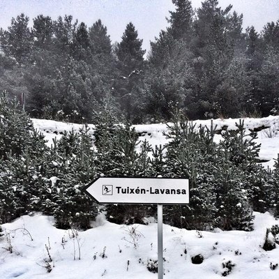 Tuixent-La Vansa - Senyalització pistes