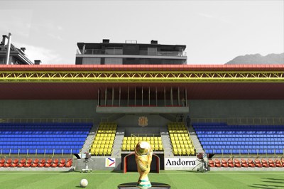 Estadi Nacional d'Andorra - Tribuna