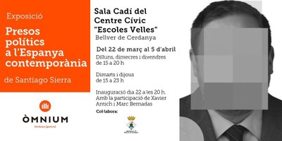 L'exposició 'Presos polítics a l'Espanya contemporània' arriba a Bellver de Cerdanya