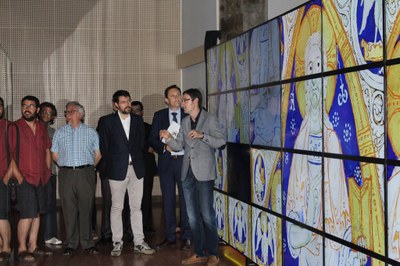 Inauguració a la Seu de l'exposició 'Temps del Romànic'