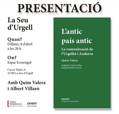 Portada del llibre 'L'antic país antic', de Quim Valera
