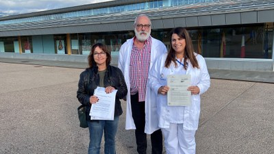Personal i direcció de l'Hospital de Cerdanya denuncia la doble imposició que els aplica l'Agència Tributària espanyola (Foto: ACN)