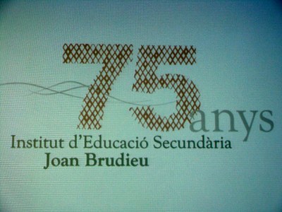 IES Joan Brudieu - Logotip del 75è Aniversari