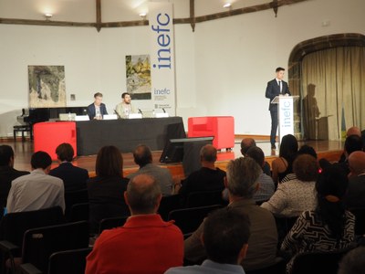 Inauguració del curs 2022-2023 de l'INEFC, a la Sala de Sant Domènec de la Seu d'Urgell