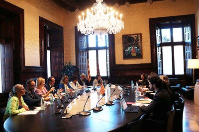 Primera reunió de la comissió transfronterera dels parlaments català i andorrà (Foto: Parlament de Catalunya)