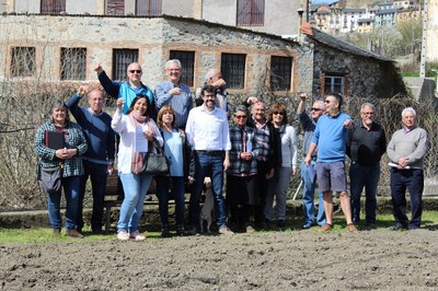 Nous hortolans dels horts socials de la Seu d'Urgell (Foto: Ajuntament de la Seu)