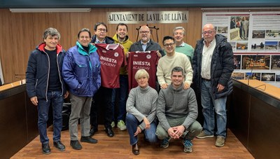 Presentació de l'Iniesta Academy International Summer Camp a Llívia (Foto: Aj. Llívia)