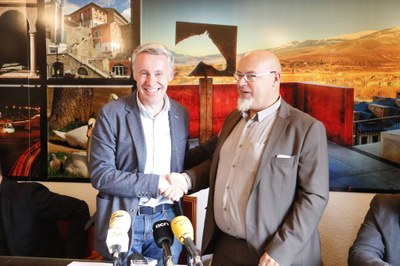 Albert Piñeira i Elies Nova (Foto: ACN)