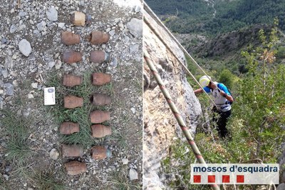 Els Mossos han retirat les granades (Foto: Mossos d'Esquadra)