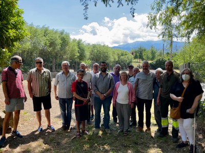 Lliurament de claus als nous usuaris dels horts socials de l'Horta del Valira de la Seu
