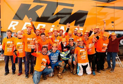 Jaume Betriu, campió d'Espanya d'enduro 2018 en E2 (KTM)