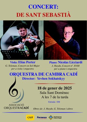 Concert de Sant Sebastià de l'Orquestra de Cambra Cadí