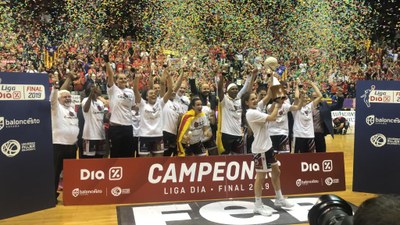 L'Spar Citylift Girona, campió de la Lliga Femenina 2018-2019 (Foto: FEB)
