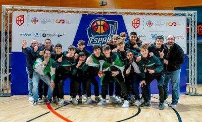 Luka Bottiroli, amb la selecció d'Andalusia, al Campionat estatal cadet de seleccions autonòmiques (Foto: FAB)