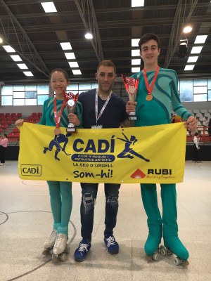 Moyano, Orrit i Porta, al Campionat de Catalunya de Parelles Artístic