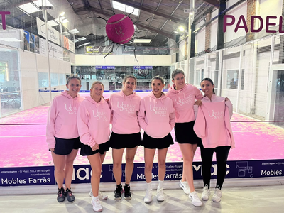 Equip femení de pàdel de l'Urban Sport La Seu