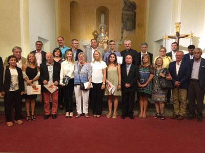 Guanyadors dels Premis Homilies 2016 (Foto: Generalitat de Catalunya)
