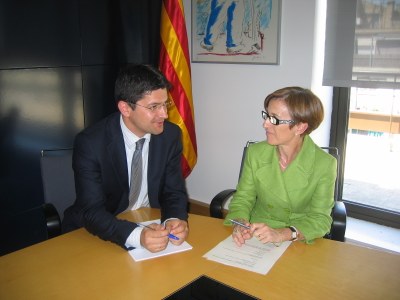 Reunió entre Jordi Mas i Mar Serna