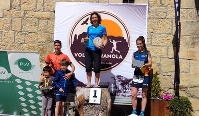 Podi absolut femení de la VI Volta Peramola (Foto: Cadí Circuit Fer)