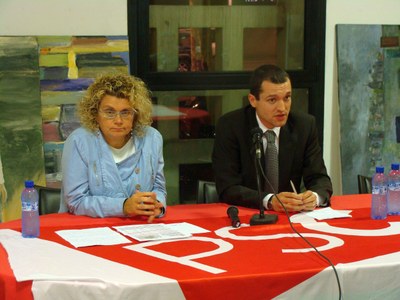 Marina Geli i Óscar Ordeig a la Seu