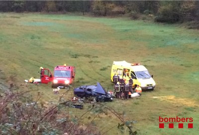 Accident N-260 Prullans - 04.11.14