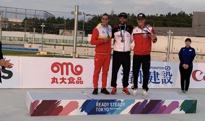 David Llorente, medalla d'or en K1M al Preolímpic de Tòquio (Foto: RFEP)