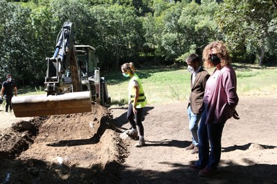 Obertura de la fossa a Sorpe (Foto: Gencat)