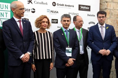 Antoni Martí i Meritxell Batet, a la cloenda de la 29a Trobada Empresarial al Pirineu (Foto: TEP)