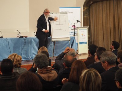 Vicenç Villatoro, a la Sala de Sant Domènec