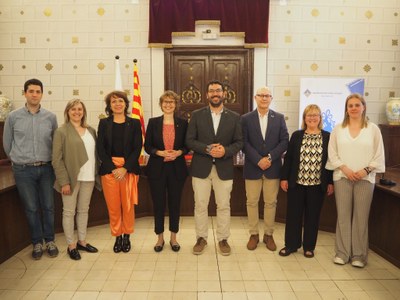 Recepció a Meritxell Serret a l'Ajuntament de la Seu d'Urgell