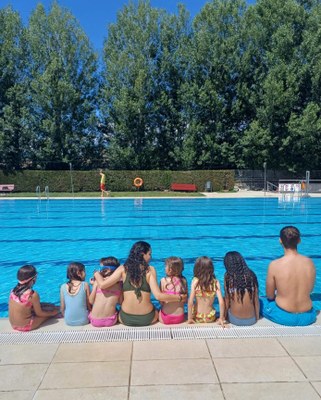 Activitat de piscina del Casal Municipal de la Seu d'Urgell (Foto: Ajuntament de la Seu d'Urgell)