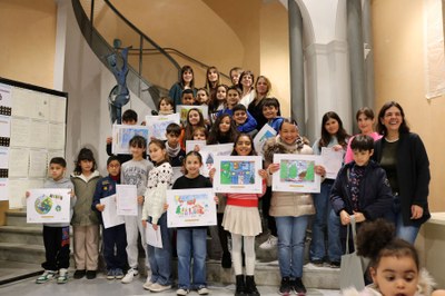 Lliurament de premis del 36è Concurs Escolar de Nadales de l'Alt Urgell a alumnes de cicle mitjà i superior (Foto: CCAU)