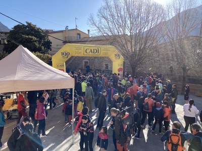 Sortida de la primera edició de l'Embarrancada (Foto: Raiers de Nargó)