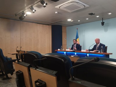 Compareixença d’Eric Jover i Joan Martínez Benazet (Govern d’Andorra)